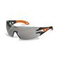Schutzbrille pheos grau schwarz / orange, HC/AF, 23%
